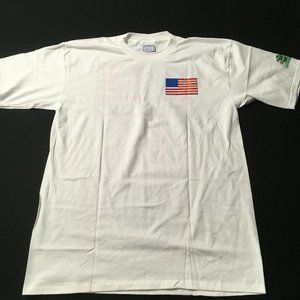 #FF Allsports USA Flag If Ya Snoozing Foosing Losing XL 48 White single stitch